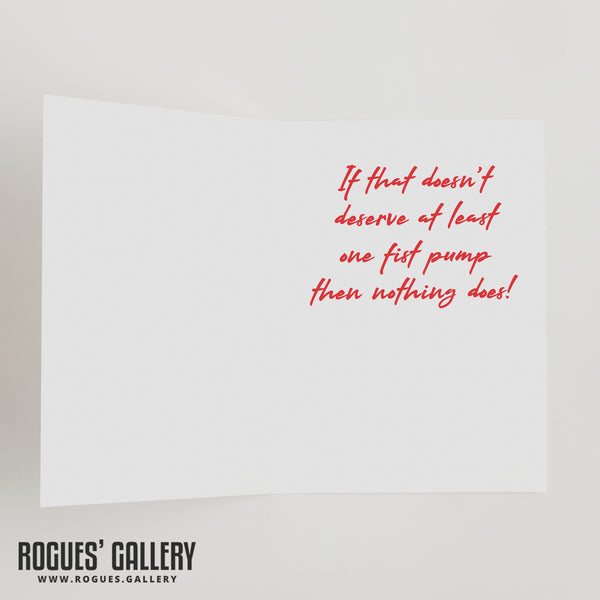 Steve Cooper Birthday Fist Pump  - Nottingham Forest Cards