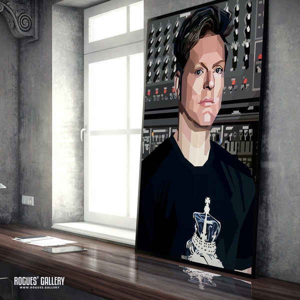 Andy Bell of Erasure - A3, A2, A1 or A0 Pop Art Print