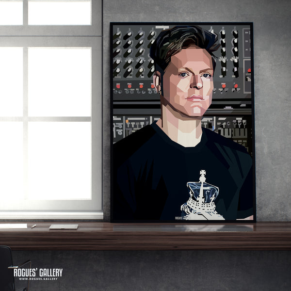 Andy Bell of Erasure - A3, A2, A1 or A0 Pop Art Print