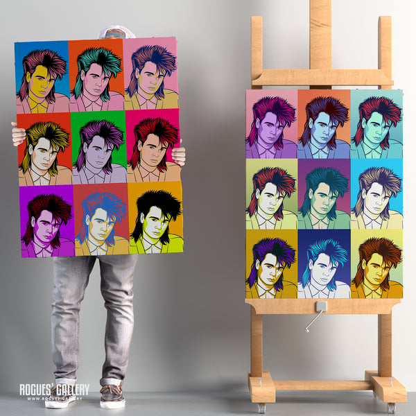 80s Retro Project: Nik Kershaw - A3, A2, A1 or A0 Pop Art Prints