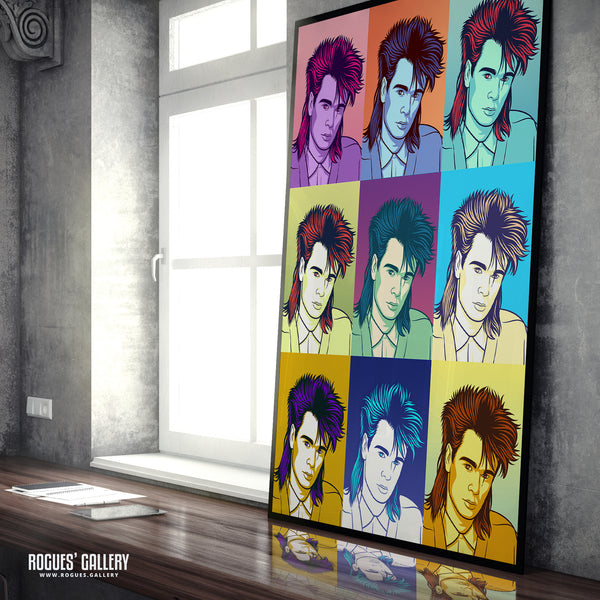 80s Retro Project: Nik Kershaw - A3, A2, A1 or A0 Pop Art Prints