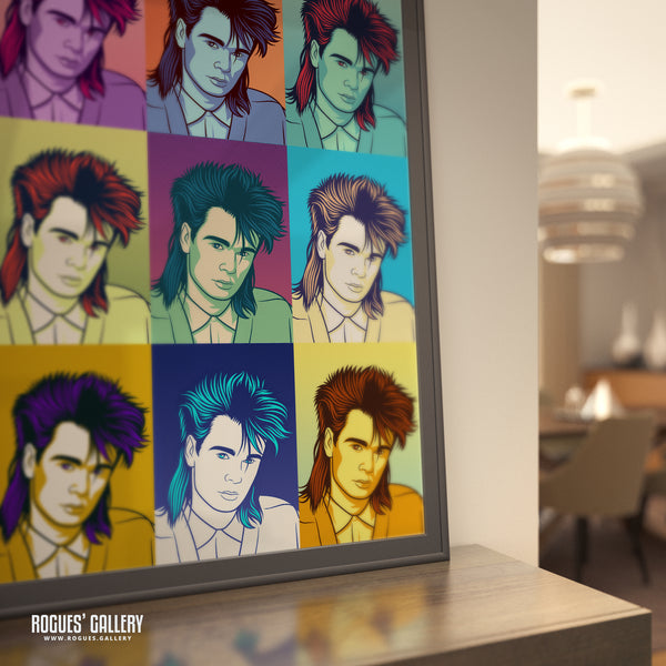 80s Retro Project: Nik Kershaw - A3, A2, A1 or A0 Pop Art Prints