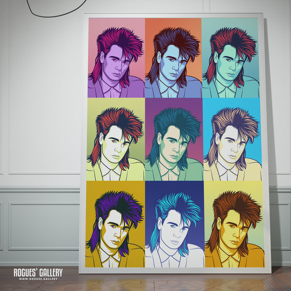 80s Retro Project: Nik Kershaw - A3, A2, A1 or A0 Pop Art Prints