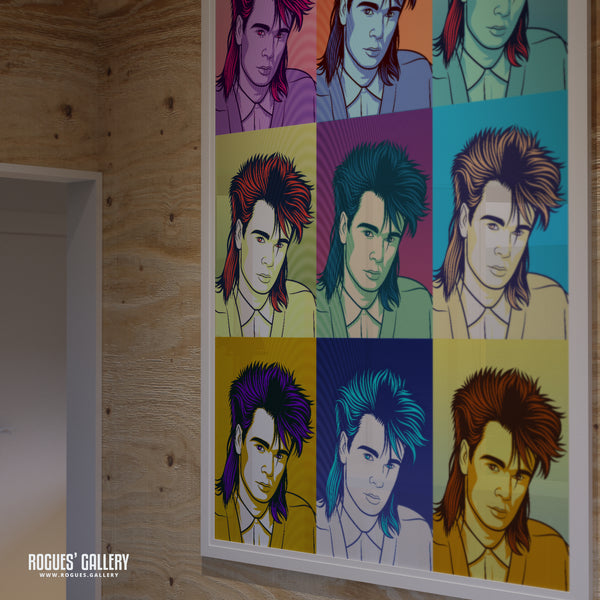 80s Retro Project: Nik Kershaw - A3, A2, A1 or A0 Pop Art Prints
