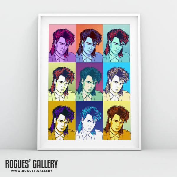 80s Retro Project: Nik Kershaw - A3, A2, A1 or A0 Pop Art Prints