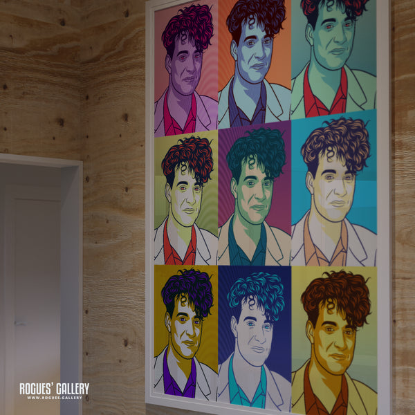 80s Retro Project: Neil Arthur of Blancmange - A3, A2, A1 or A0 Pop Art Prints