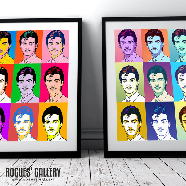 80s Retro Project: Midge Ure of Ultravox & Visage - A3, A2, A1 or A0 Pop Art Prints
