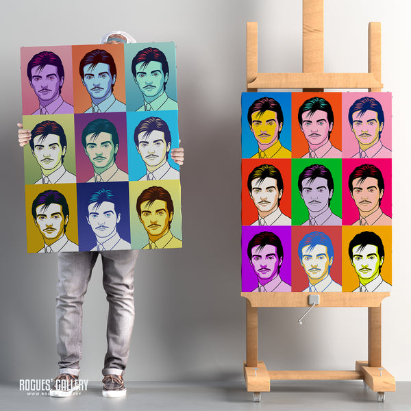 80s Retro Project: Midge Ure of Ultravox & Visage - A3, A2, A1 or A0 Pop Art Prints