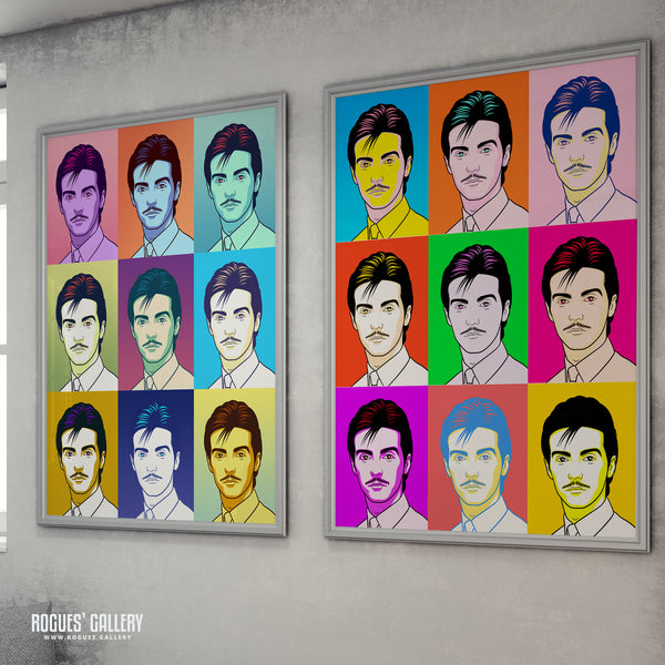 80s Retro Project: Midge Ure of Ultravox & Visage - A3, A2, A1 or A0 Pop Art Prints