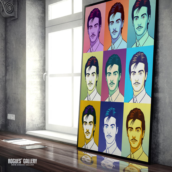 80s Retro Project: Midge Ure of Ultravox & Visage - A3, A2, A1 or A0 Pop Art Prints