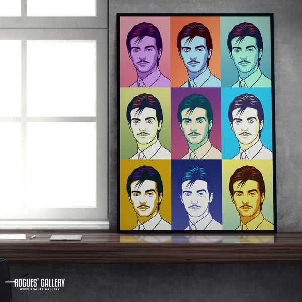 80s Retro Project: Midge Ure of Ultravox & Visage - A3, A2, A1 or A0 Pop Art Prints
