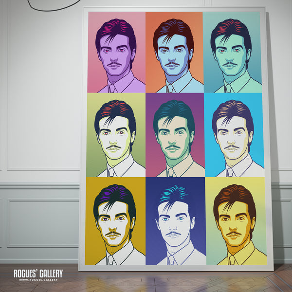 80s Retro Project: Midge Ure of Ultravox & Visage - A3, A2, A1 or A0 Pop Art Prints