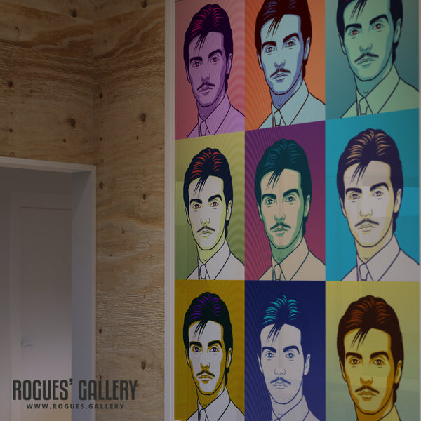 80s Retro Project: Midge Ure of Ultravox & Visage - A3, A2, A1 or A0 Pop Art Prints