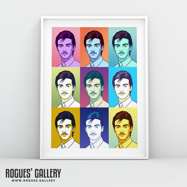 80s Retro Project: Midge Ure of Ultravox & Visage - A3, A2, A1 or A0 Pop Art Prints