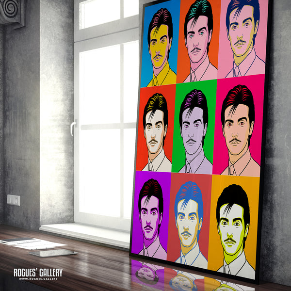 80s Retro Project: Midge Ure of Ultravox & Visage - A3, A2, A1 or A0 Pop Art Prints