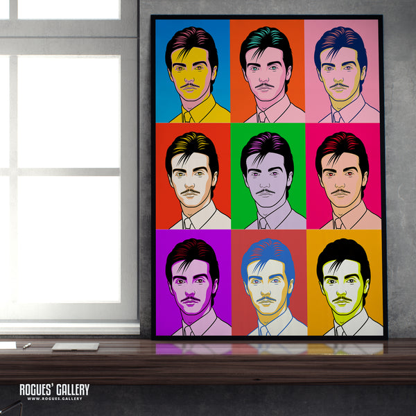 80s Retro Project: Midge Ure of Ultravox & Visage - A3, A2, A1 or A0 Pop Art Prints