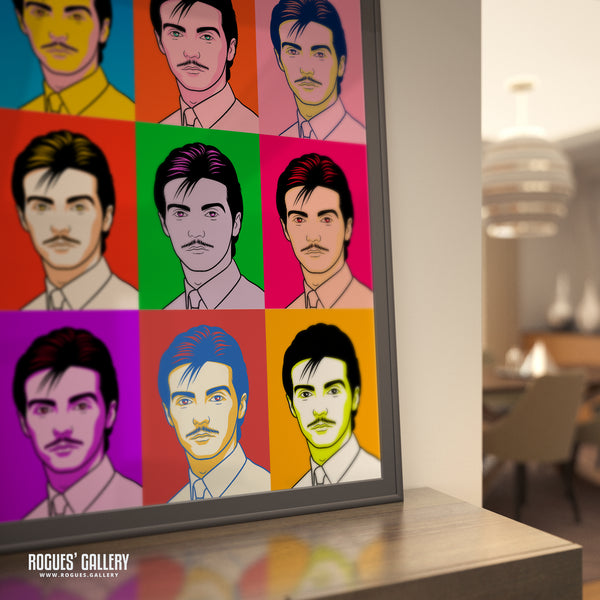 80s Retro Project: Midge Ure of Ultravox & Visage - A3, A2, A1 or A0 Pop Art Prints