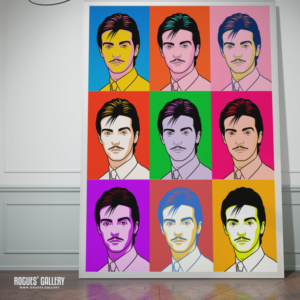 80s Retro Project: Midge Ure of Ultravox & Visage - A3, A2, A1 or A0 Pop Art Prints