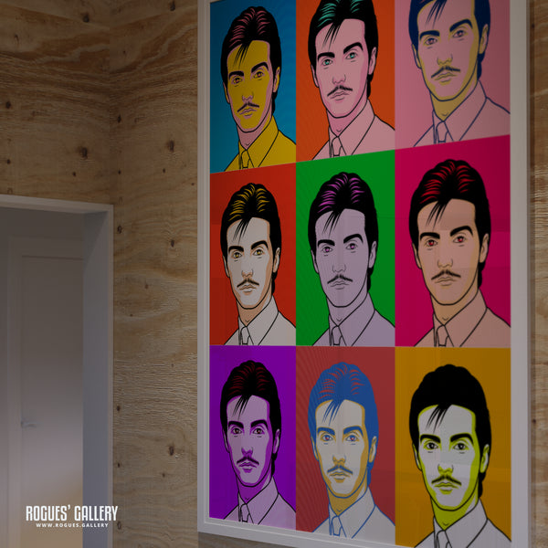 80s Retro Project: Midge Ure of Ultravox & Visage - A3, A2, A1 or A0 Pop Art Prints