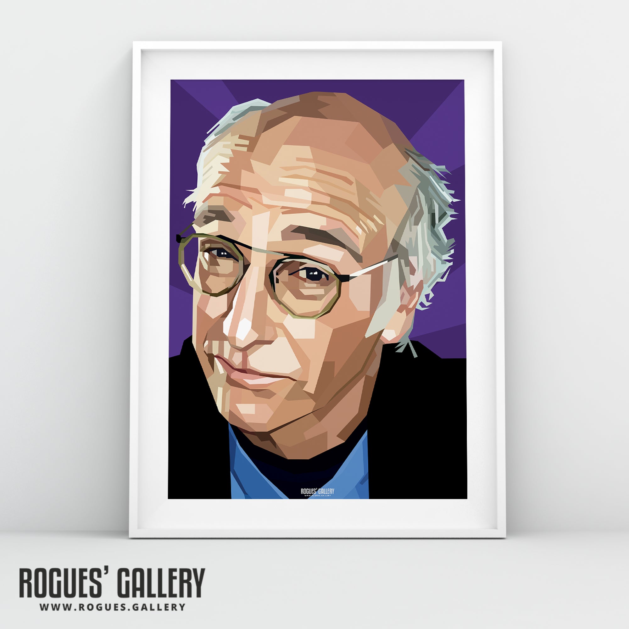 Larry David of Curb Your Enthusiasm & Seinfeld Fame - A3, A2, A1 or A0 Pop Art Print