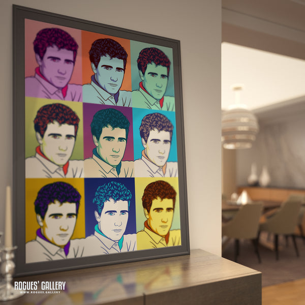 80s Retro Project: OMD: Andy McCluskey - A3, A2, A1 or A0 Pop Art Prints