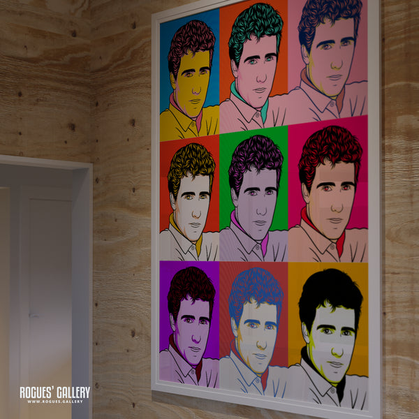 80s Retro Project: OMD: Andy McCluskey - A3, A2, A1 or A0 Pop Art Prints