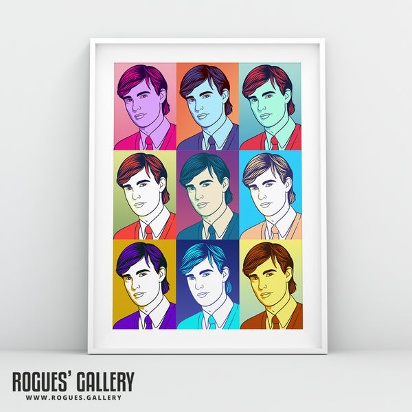 80s Retro Project: OMD: Paul Humphreys - A3, A2, A1 or A0 Pop Art Prints