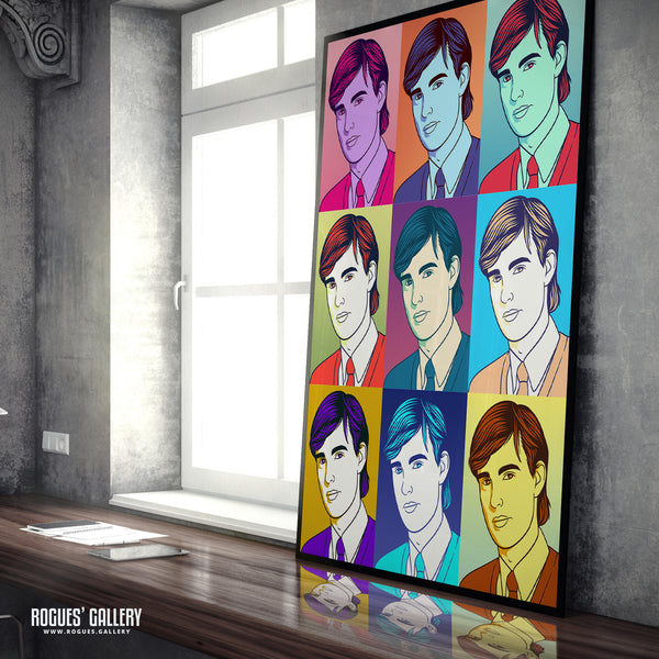 80s Retro Project: OMD: Paul Humphreys - A3, A2, A1 or A0 Pop Art Prints