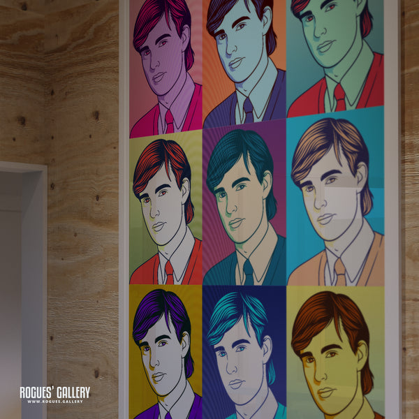 80s Retro Project: OMD: Paul Humphreys - A3, A2, A1 or A0 Pop Art Prints