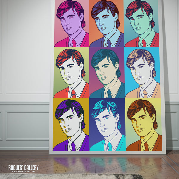 80s Retro Project: OMD: Paul Humphreys - A3, A2, A1 or A0 Pop Art Prints