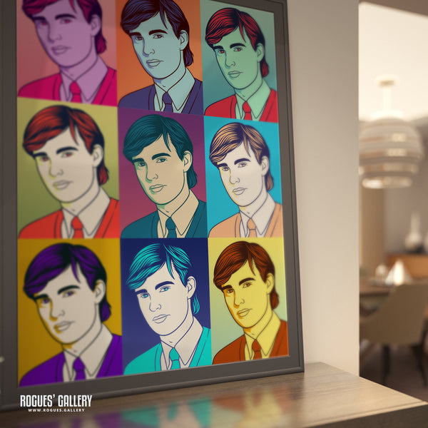 80s Retro Project: OMD: Paul Humphreys - A3, A2, A1 or A0 Pop Art Prints