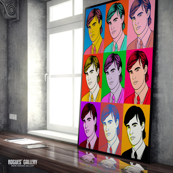 80s Retro Project: OMD: Paul Humphreys - A3, A2, A1 or A0 Pop Art Prints