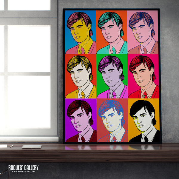 80s Retro Project: OMD: Paul Humphreys - A3, A2, A1 or A0 Pop Art Prints