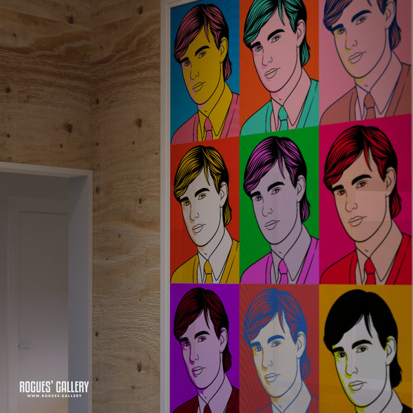 80s Retro Project: OMD: Paul Humphreys - A3, A2, A1 or A0 Pop Art Prints