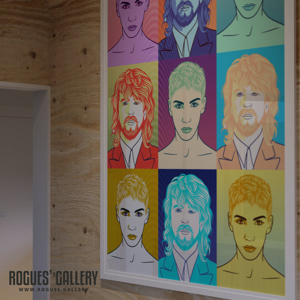 80s Retro Project: Eurythmics - A3, A2, A1 or A0 Pop Art Prints