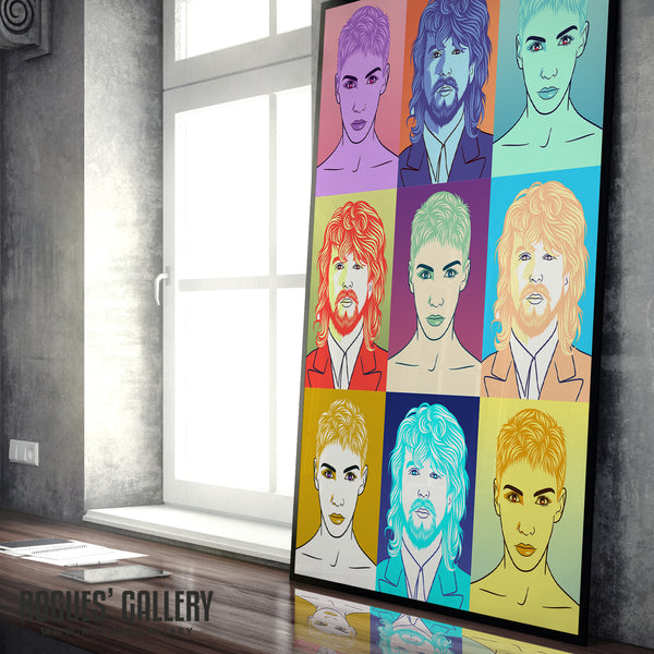 80s Retro Project: Eurythmics - A3, A2, A1 or A0 Pop Art Prints