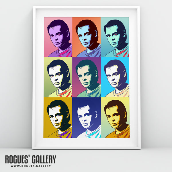 80s Retro Project: Gary Numan - A3, A2, A1 or A0 Pop Art Prints