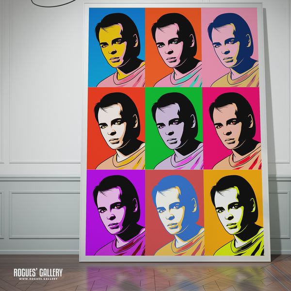80s Retro Project: Gary Numan - A3, A2, A1 or A0 Pop Art Prints