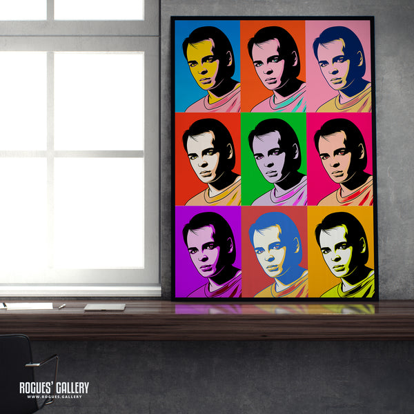 80s Retro Project: Gary Numan - A3, A2, A1 or A0 Pop Art Prints