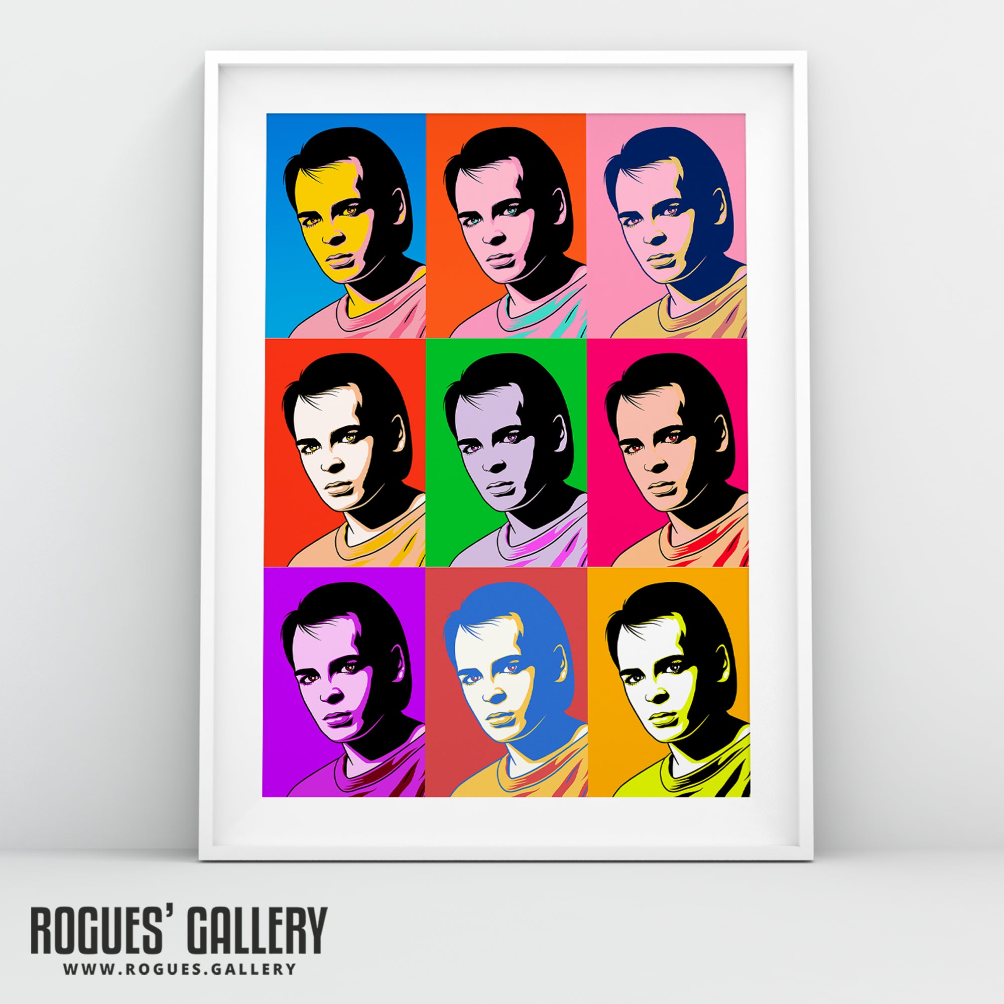80s Retro Project: Gary Numan - A3, A2, A1 or A0 Pop Art Prints