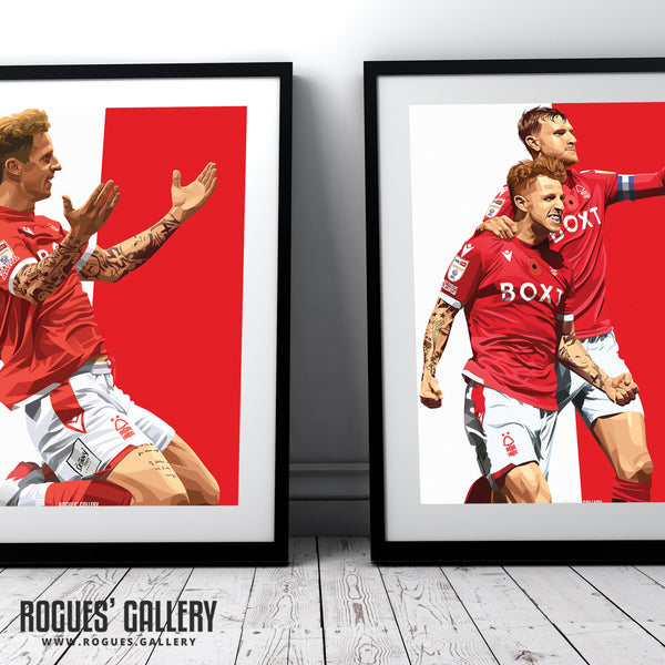 Jack Colback: Not Scholes - Nottingham Forest - A0, A1, A2 or A3 Icon Print