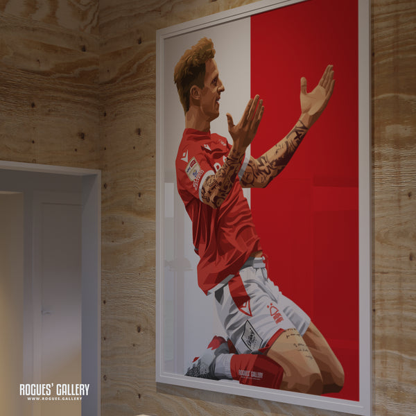 Jack Colback: Not Scholes - Nottingham Forest - A0, A1, A2 or A3 Icon Print