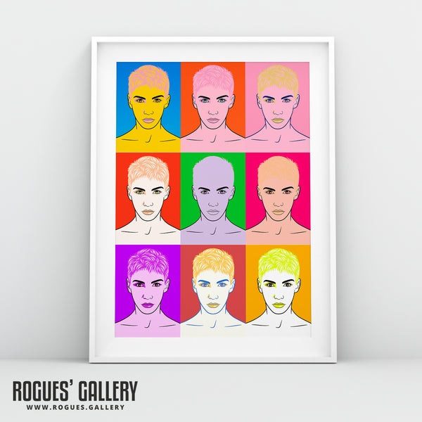 80s Retro Project: Eurythmics: Annie Lennox - A3, A2, A1 or A0 Pop Art Prints