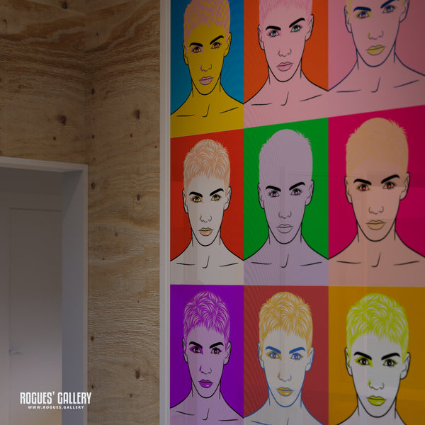 80s Retro Project: Eurythmics: Annie Lennox - A3, A2, A1 or A0 Pop Art Prints