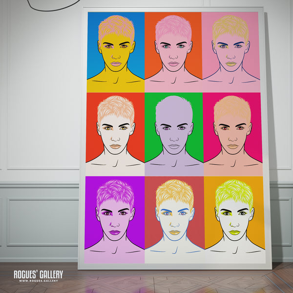 80s Retro Project: Eurythmics: Annie Lennox - A3, A2, A1 or A0 Pop Art Prints