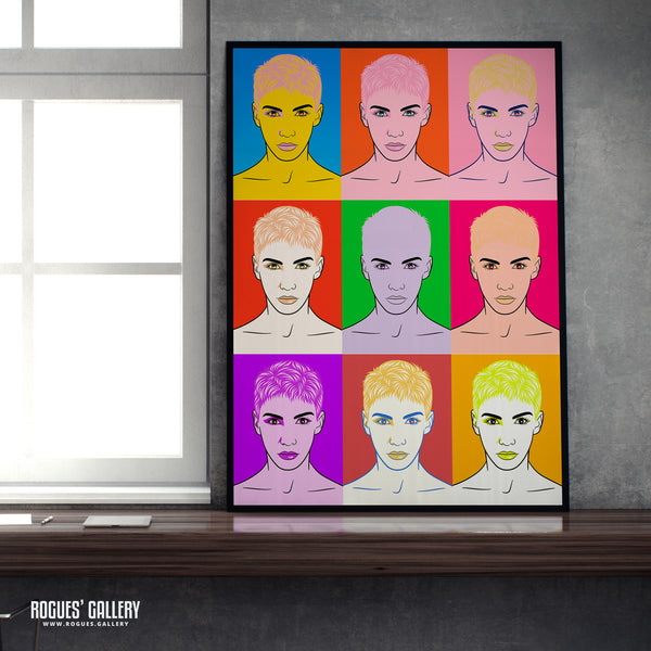 80s Retro Project: Eurythmics: Annie Lennox - A3, A2, A1 or A0 Pop Art Prints