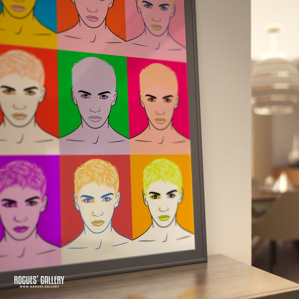 80s Retro Project: Eurythmics: Annie Lennox - A3, A2, A1 or A0 Pop Art Prints