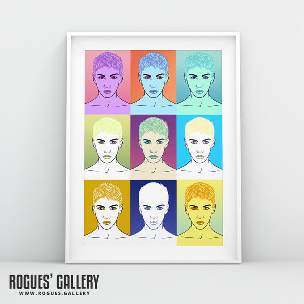80s Retro Project: Eurythmics: Annie Lennox - A3, A2, A1 or A0 Pop Art Prints