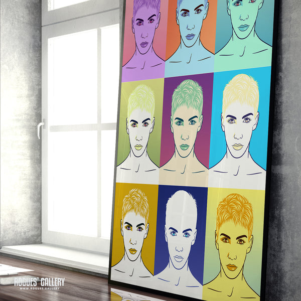80s Retro Project: Eurythmics: Annie Lennox - A3, A2, A1 or A0 Pop Art Prints