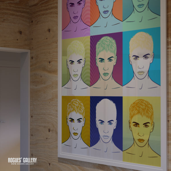 80s Retro Project: Eurythmics: Annie Lennox - A3, A2, A1 or A0 Pop Art Prints